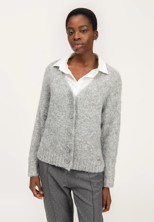 Strickjacke - grey