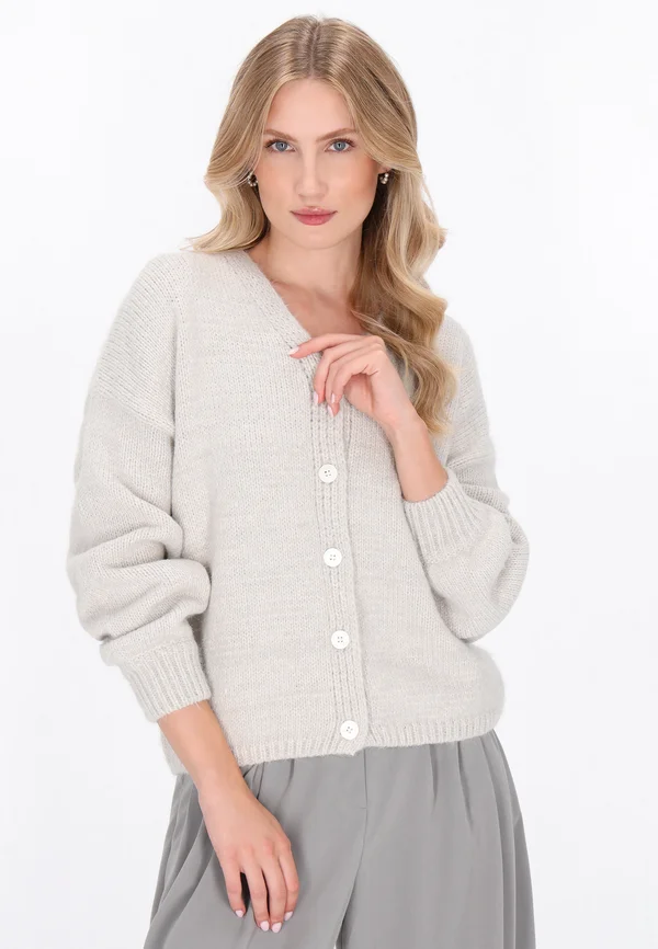 Strickjacke - grey