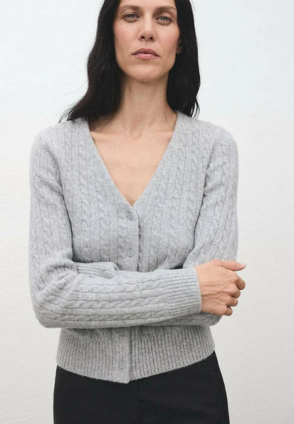 Strickjacke - grey