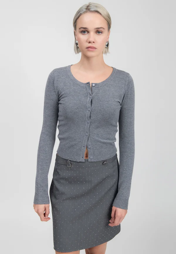 Strickjacke - grey