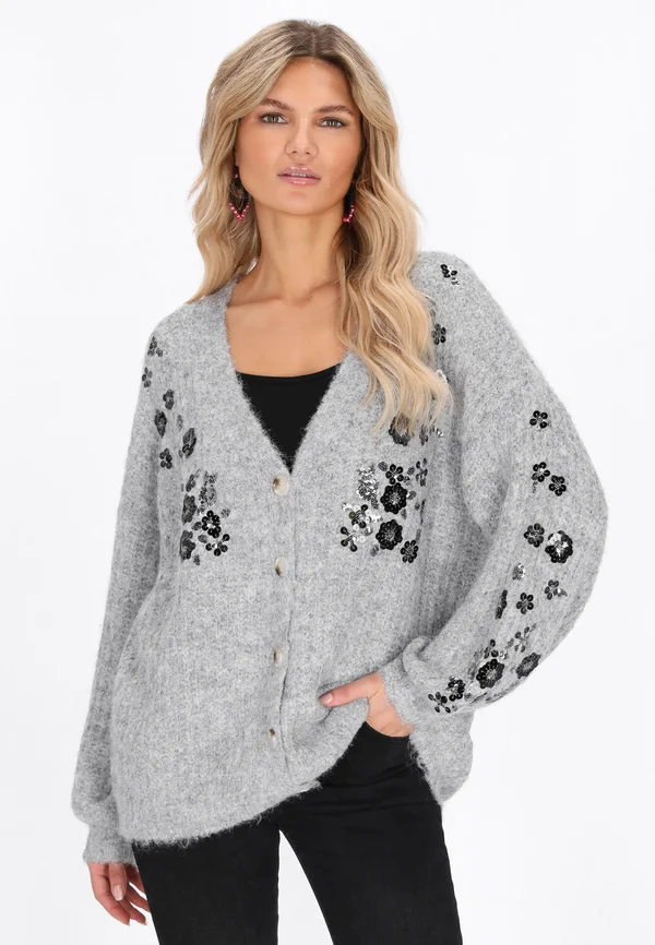 Strickjacke - grey