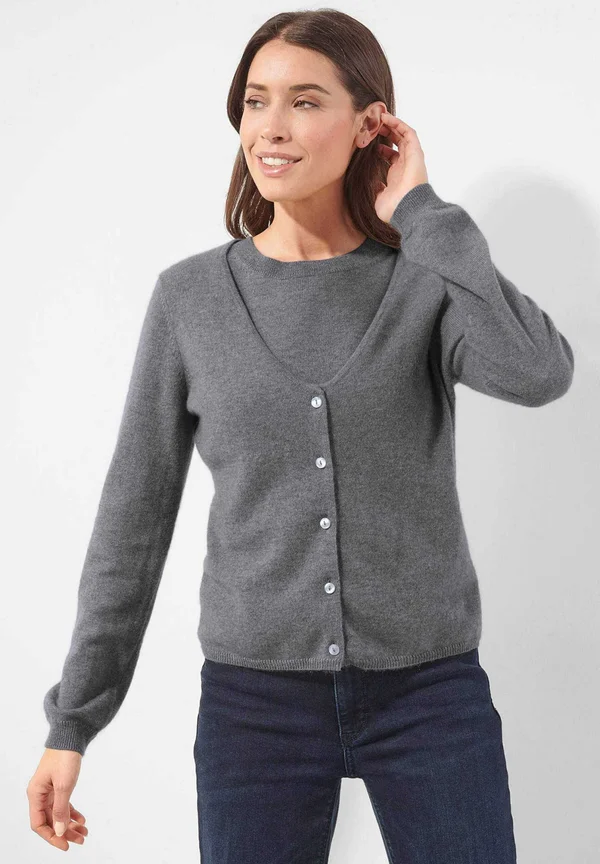 Strickjacke - grey