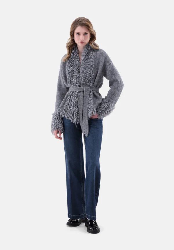 Strickjacke - grey