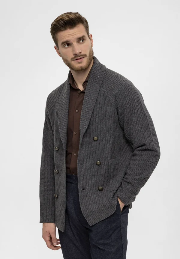 Strickjacke - grey