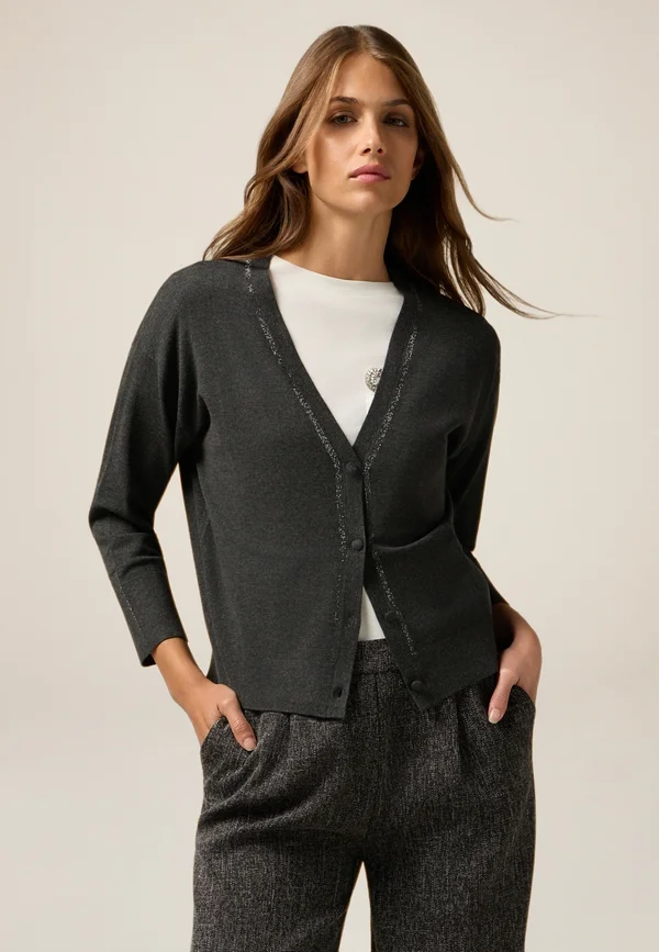 Strickjacke - grigio