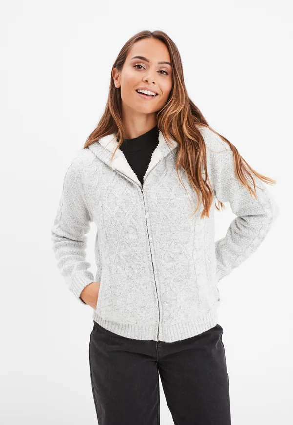 Strickjacke - gris