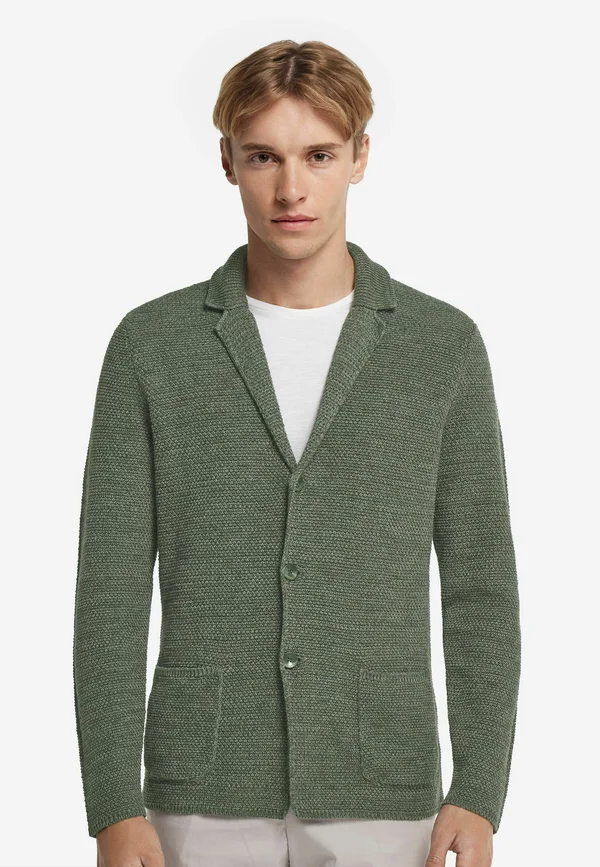 Strickjacke - grün fern