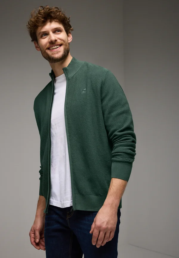Strickjacke - grün