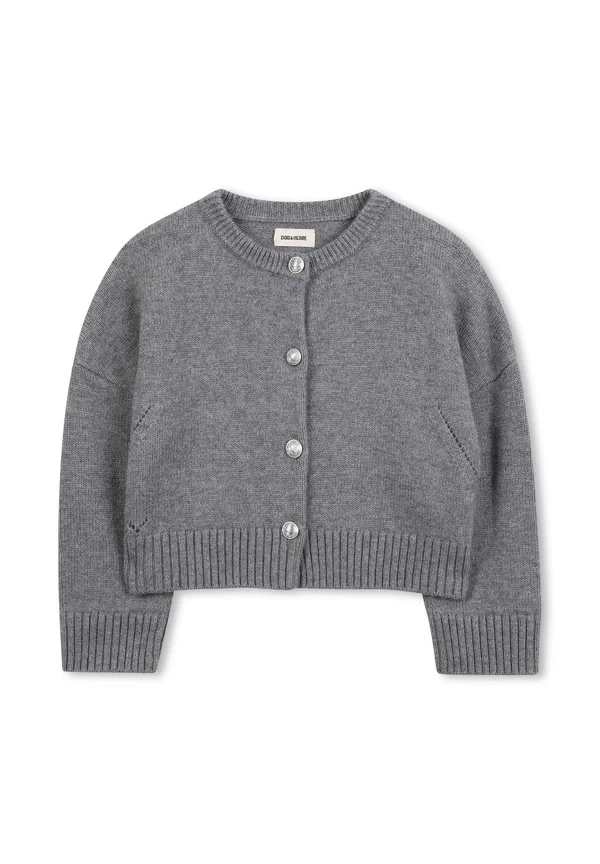 Strickjacke - heather grey