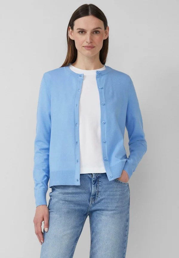 Strickjacke - hellblau