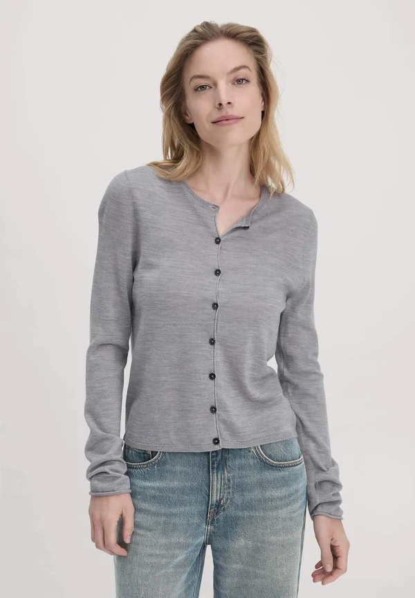 Strickjacke - hellgrau