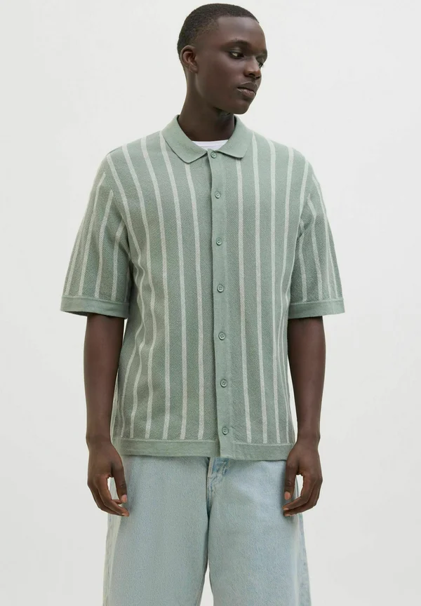 Strickjacke - iceberg green
