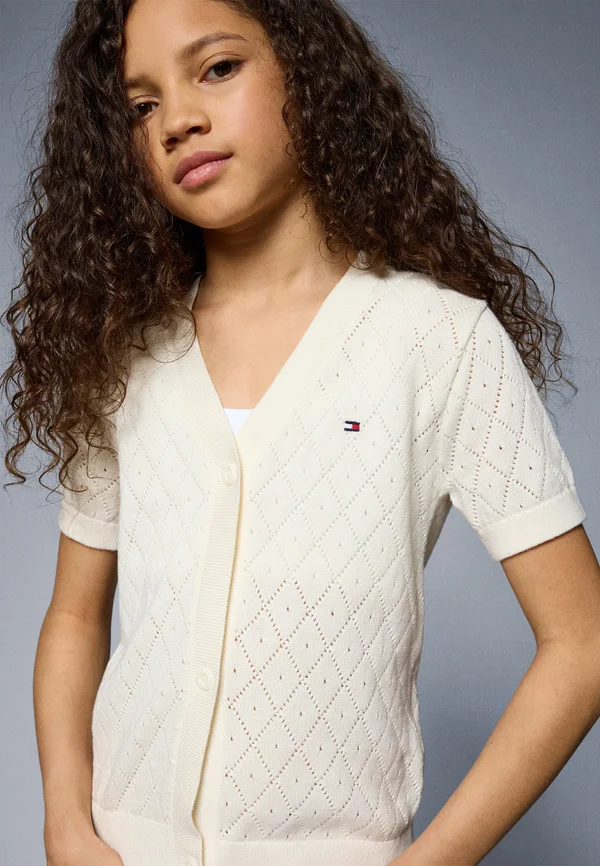 Strickjacke - ivory petal