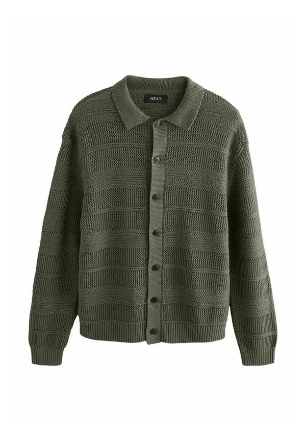 Strickjacke - khaki green