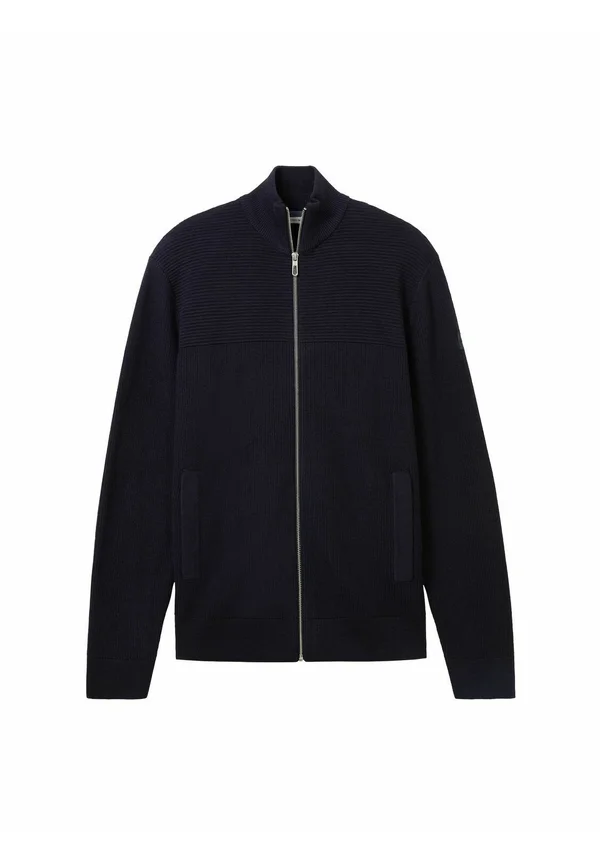 Strickjacke - knitted navy melange