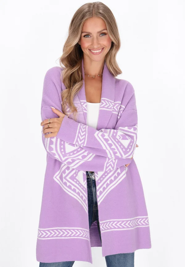 Strickjacke - lavender