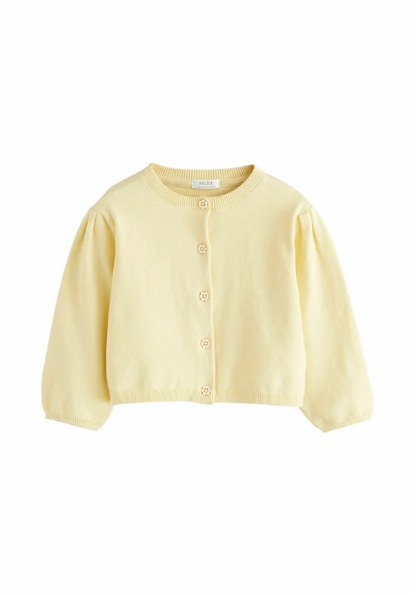 Strickjacke - lemon yellow