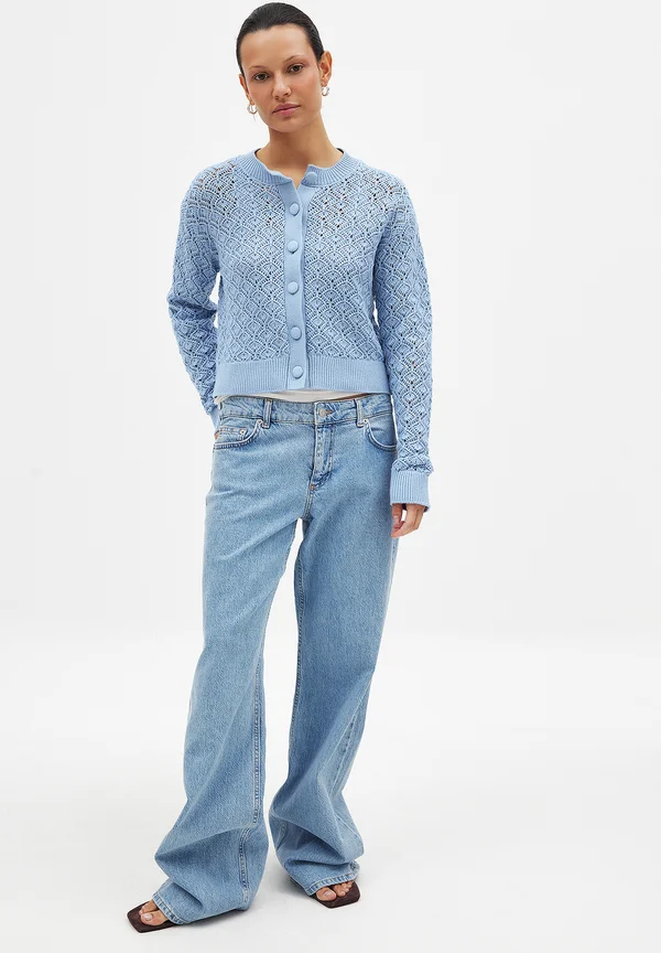 Strickjacke - light blue