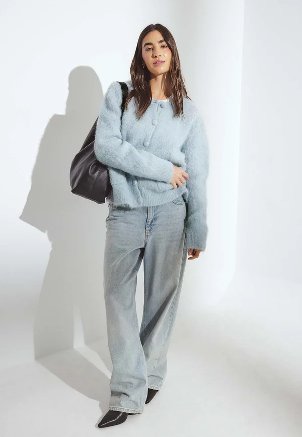 Strickjacke - light blue