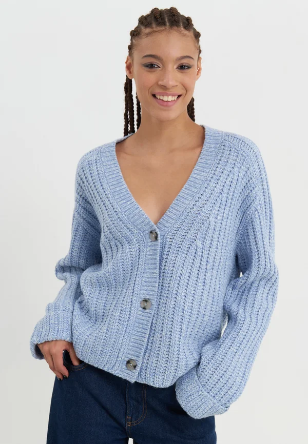Strickjacke - light blue