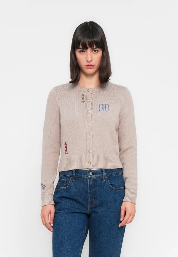 Strickjacke - light brown