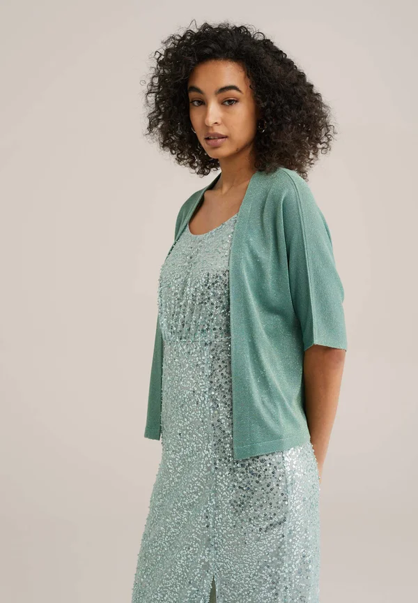 Strickjacke - light green