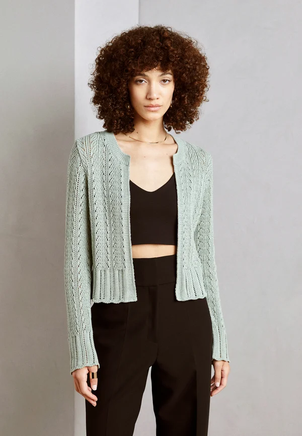Strickjacke - light green
