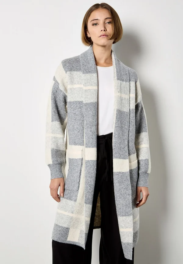 Strickjacke - light grey