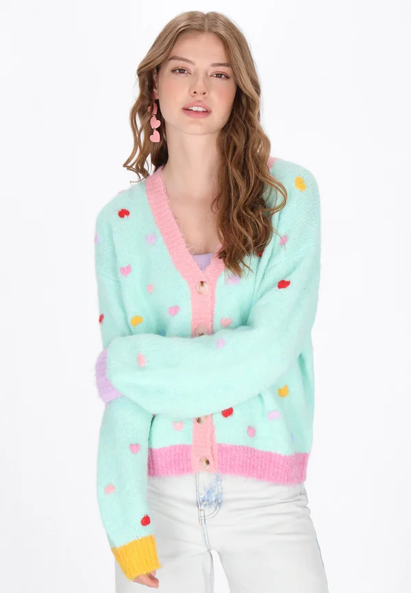 Strickjacke - light mint