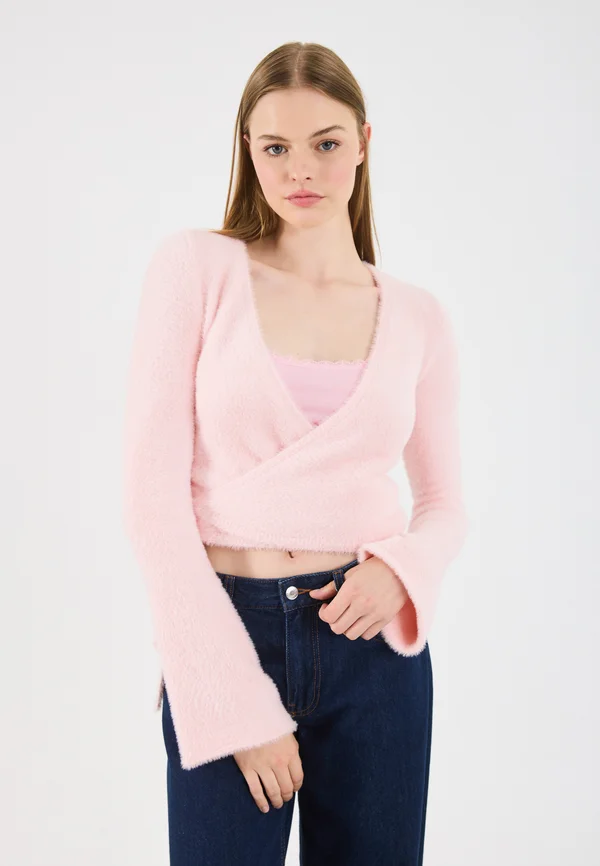 Strickjacke - light pink