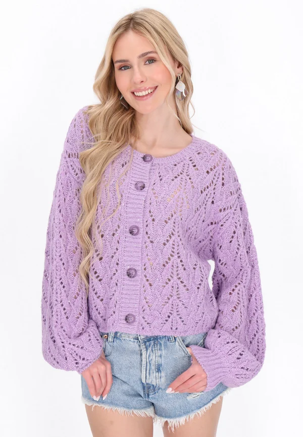Strickjacke - lilac