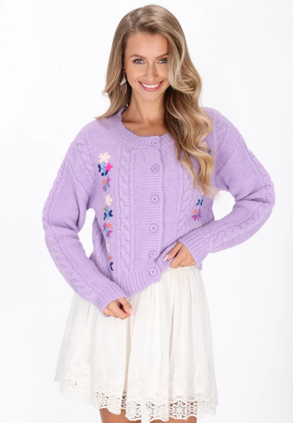 Strickjacke - lilac