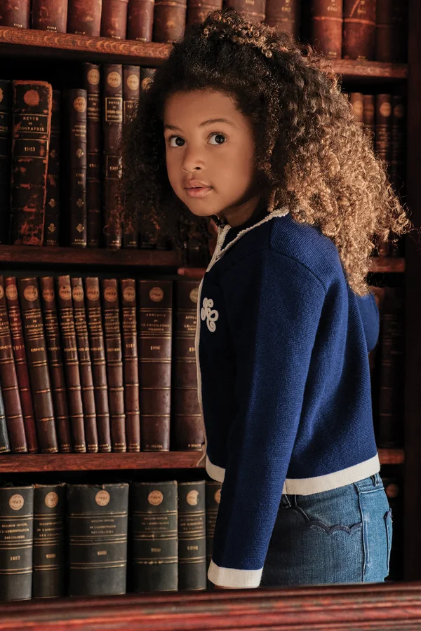 Strickjacke - marine