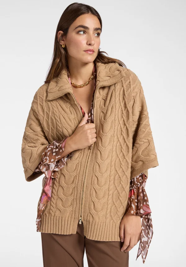 Strickjacke - marrone