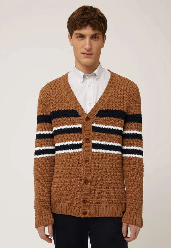 Strickjacke - marrone