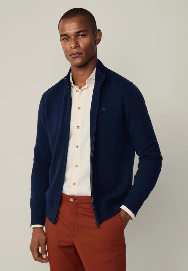 Strickjacke - midnight blue