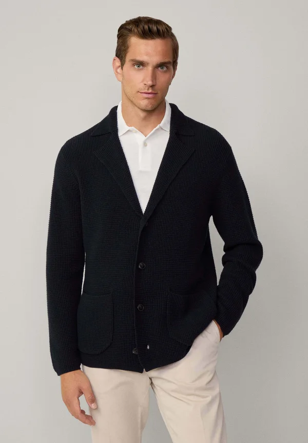 Strickjacke - midnight blue