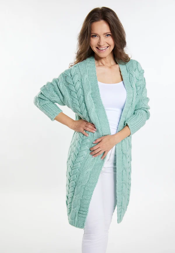 Strickjacke - mint