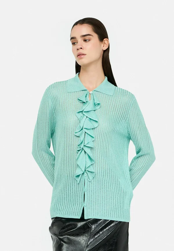 Strickjacke - mint