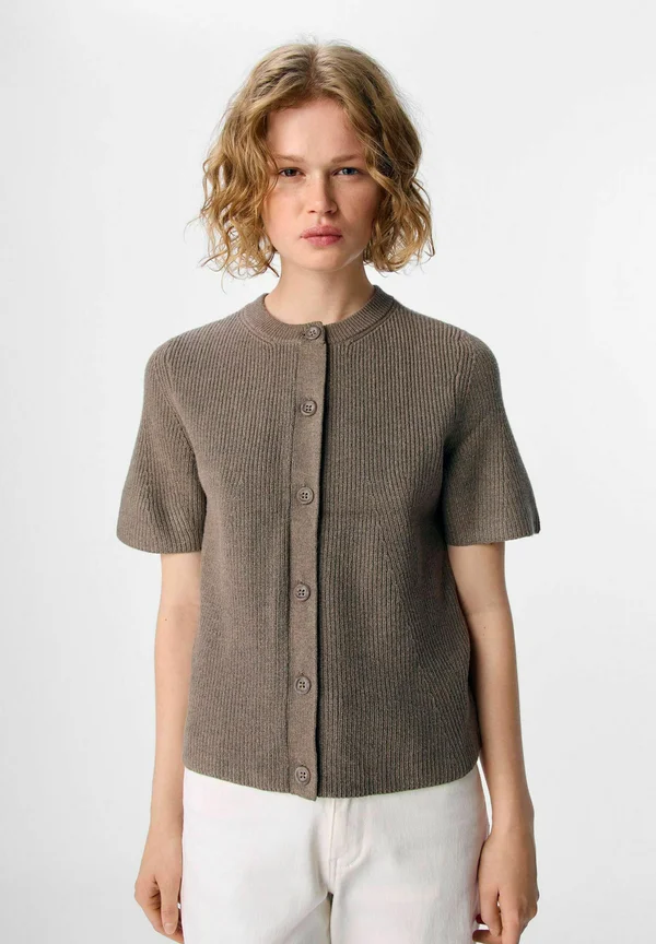 Strickjacke - morel