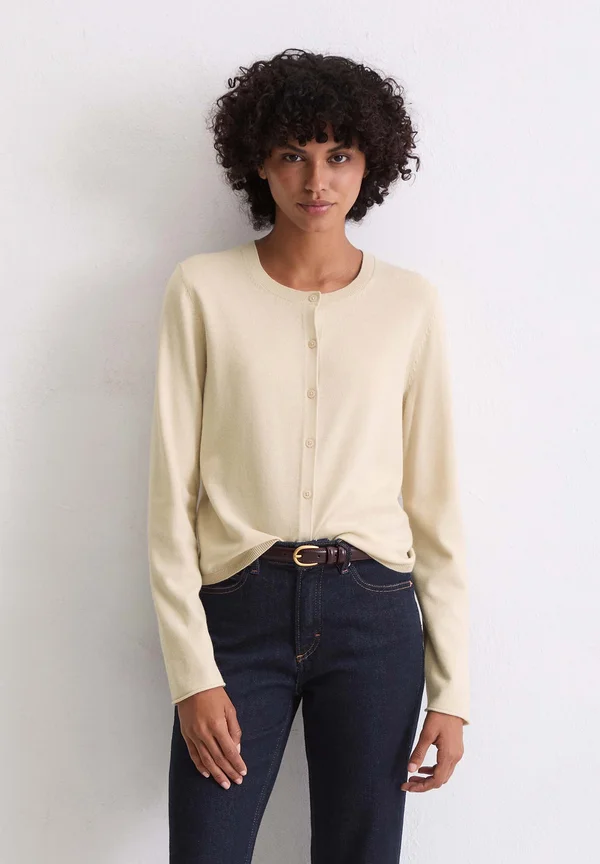 Strickjacke - natural stone