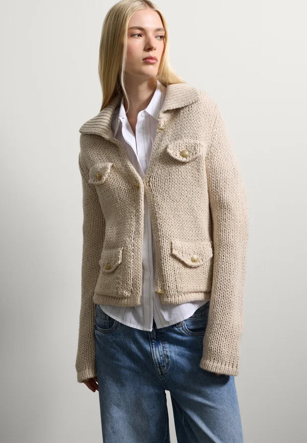 Strickjacke - natural