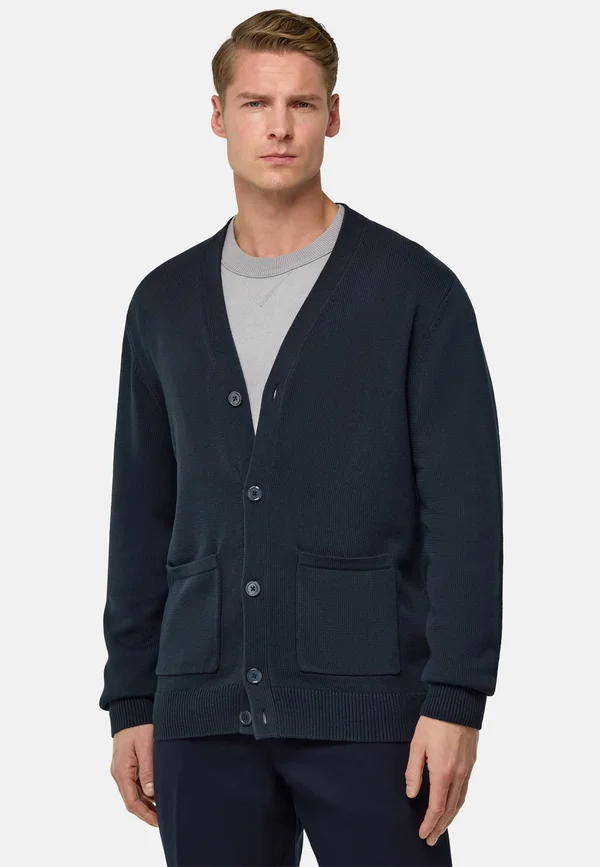Strickjacke - navy blue