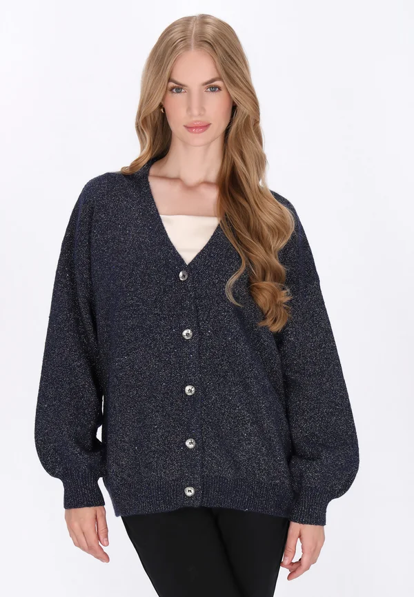 Strickjacke - navy