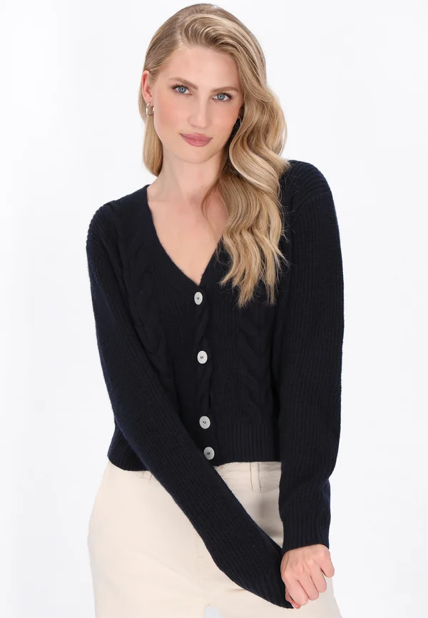 Strickjacke - navy