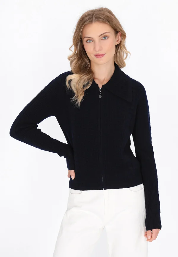 Strickjacke - navy