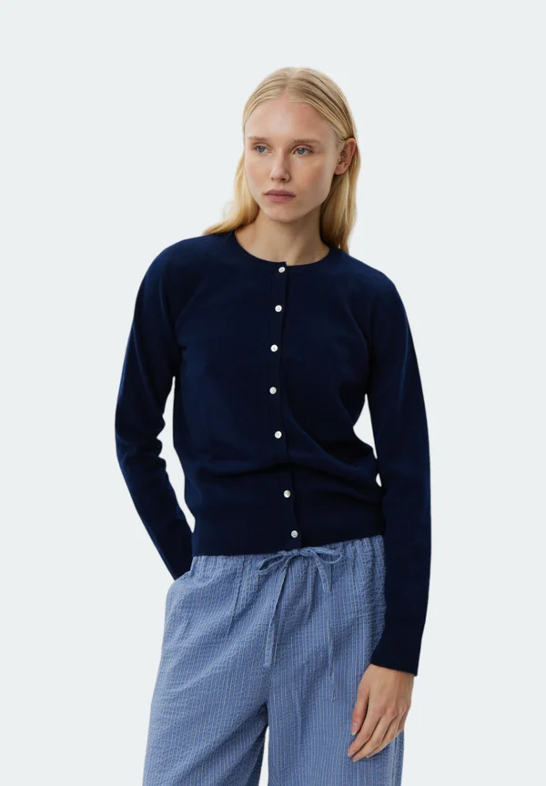 Strickjacke - navy