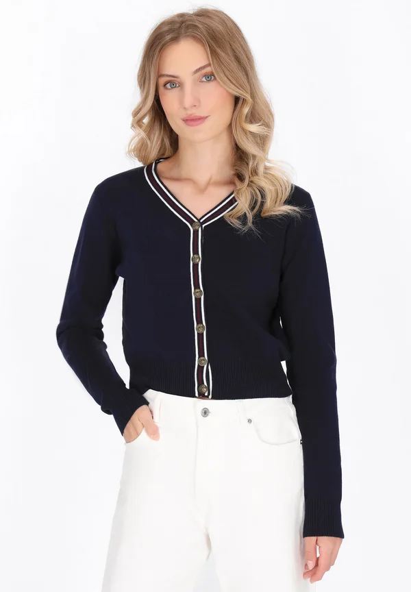 Strickjacke - navy