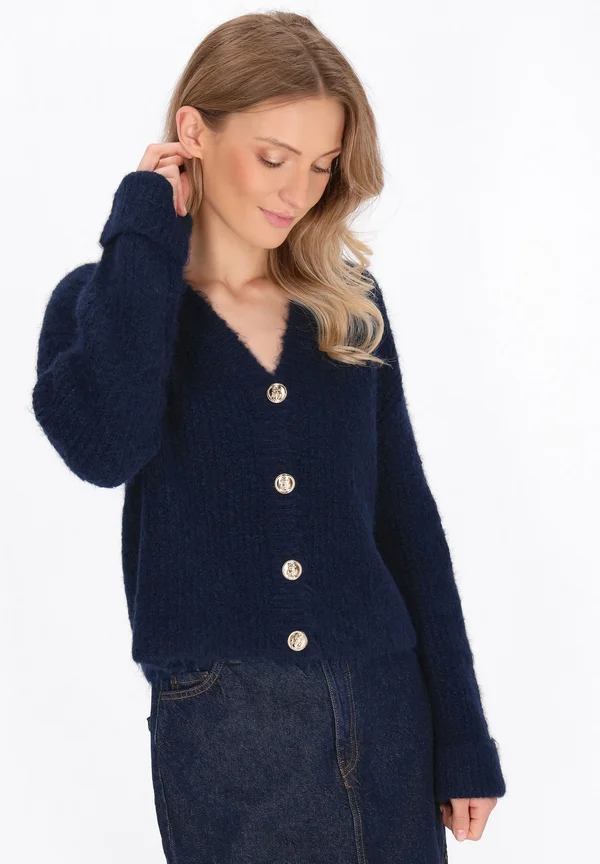 Strickjacke - navy