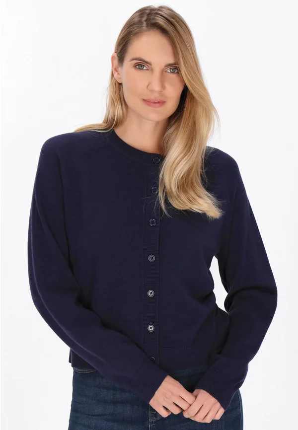 Strickjacke - navy